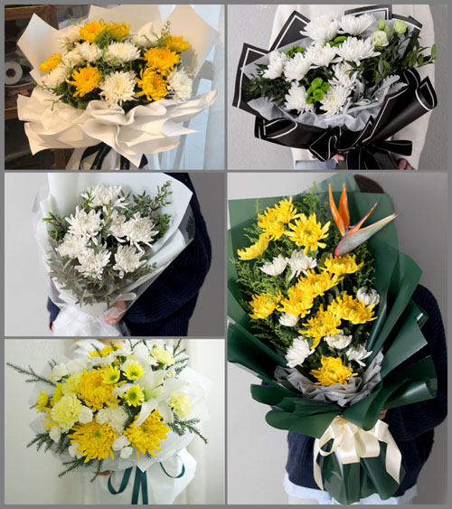 安徽池州市青阳县陵阳镇崇觉村白事花束代送